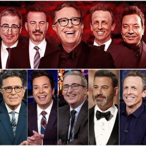 LATE-NIGHT'S BIGGEST STARS ARE SENDING A MESSAGE TO THE NETWORK SUITS. The cancellation of Stephen Colbert's show has ignited a rebellion
