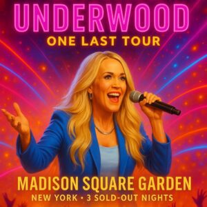 New York Goes Wild: Carrie Underwood to Perform Three Back-to-Back Sold-Out Nights at Madison Square Garden โ Fans Call It โThe Greatest Country Goodbye Ever!