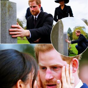 “I Can’t Hold It Any Longer…” — Prince Harry Breaks Down in Tears at Diana’s Grave, Meghan Comforts Him… And Her Whisper Triggers Explosive Netflix Rumors About Untold Diana Secrets