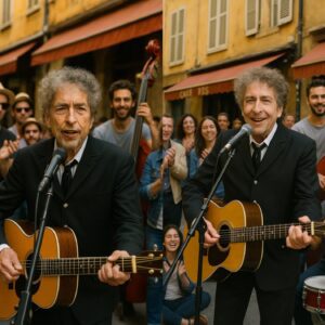 Bob Dylan Transforms a New York Street Corner Into a Living Legend: Fans Witness an Unforgettable Night of Music and Magic. ws
