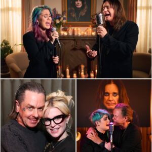 Kelly Osbourne and Sid Wilson just stunned the audience by crying together during a duet in memory of Ozzy Osbourne.