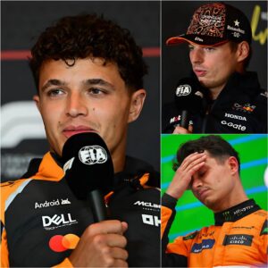 SHOCKING NEWS: Lando Norris just made a shocking statement during the press conference ahead of the Dutch Grand Prix, suspecting the FIA ​​of favoring Max Verstappen