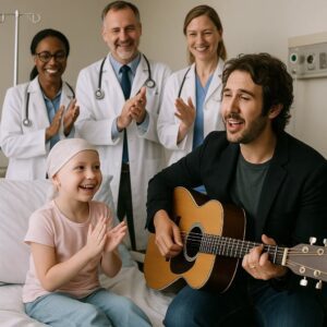Heartbreaking Moment: Josh Groban Sings “You Raise Me Up” to Terminally Ill Child in Silent Hospital Room_TD