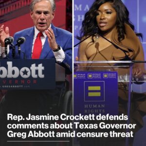 Rep. Jasmine Crockett, who seemingly made fun of Texas Governor Greg Abbott, is now claiming that her comments referring to him as "Governor Hot Wheels"