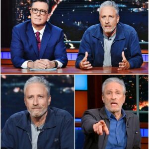 Jon Stewart’s DEADLY Ultimatum: “Buy Me a Coffin If You Want Silence!” 💀— Apple SHAKEN as Colbert Joins Secret Late-Night Rebellion