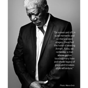 Morgan Freeman Remembers Giorgio Armani: A Timeless Legacy of Elegance