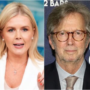 "HE'S JUST A GUITARIST." — Karoline Leavitt silenced on live TV after Eric Clapton's seven-word reply