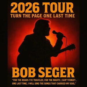 At 80, Bob Seger — the gravel-voiced legend of the open road — has announced his 2026 farewell tour: Turn the Page One Last Time_TD