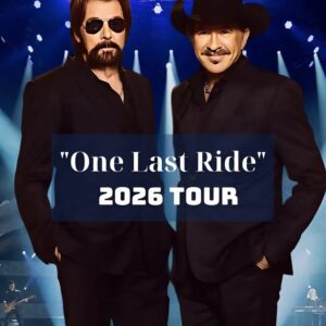 Brooks & Dunn Announce 2026 Tour “One Last Ride” — A Once-in-a-Lifetime Country Music Revival That Will Leave Fans Breathless! Dates and cities revealed…