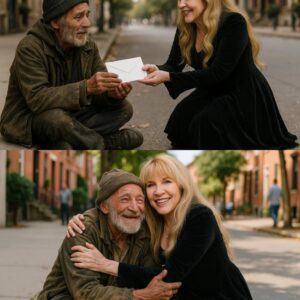 HEARTWARMING STORY: A homeless man saw Stevie Nicks on the street and asked her, “Can I have a dollar?” _TD