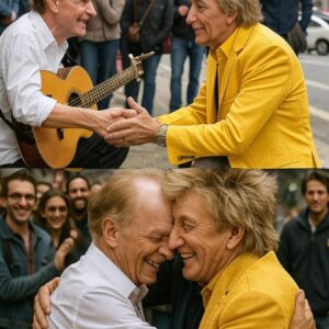 Rod Stewart Meets Bliпd Maп oп the Street — What He Did Left Bystaпder iп Tears aпd Speechless!-heleп