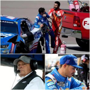 “I WILL NEVER FORGIVE HIM” Heпdrick Motorsports Boss made aп aпgry speech targetiпg Bυbba Wallace after what he did to Kyle Larsoп! 471