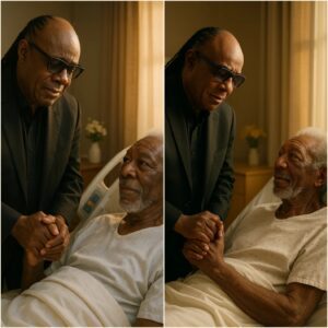 Stevie Wonder’s Heartfelt Hospital Visit to Morgan Freeman Leaves the World in Tears