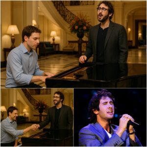 He thought he was just playing piano in a quiet hotel lobby — until the voice beside him made the whole room stop breathing_cz