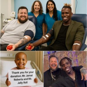 TOUCHING STORY: Jamal Roberts & Jelly Roll — Quiet Heroes Saving Lives One Donation at a Time nh