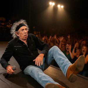 Rock Legend Keith Richards Suddenly Falls Hard in the Middle of His Song, Fans Screamed in Terror Thinking the Concert Was Over –cz