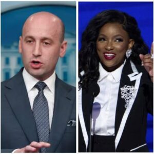 Stephen Miller Storms Live TV — But Jasmine Crockett’s Calm Silence Exposes More Than Words n