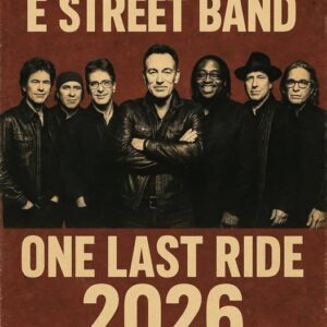 Bruce Springsteen and The E Street Band announce the 2026 Tour “One Last Ride.” A moving celebration of their timeless spirit — full dates and cities revealed.