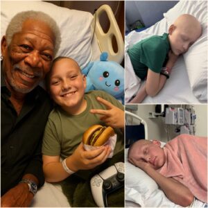 💔 A young boy with terminal cancer had one final wish — Morgan Freeman’s unbelievable response left his family in tears!