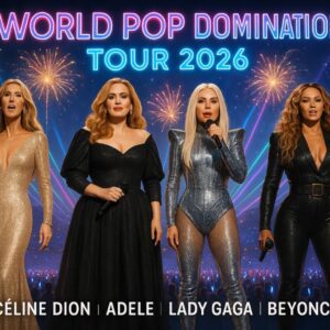 🌍✨ WORLD DOMINATION: Céline Dion, Adele, Lady Gaga, and Beyoncé Announce 2026 Tour Across 20+ Iconic Stadiums — The Biggest Pop Event in History With Their First New Anthem Together! 🎤💎