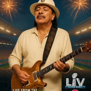 Breaking News: Carlos Santana has officially been announced as this year’s Super Bowl Halftime speaker