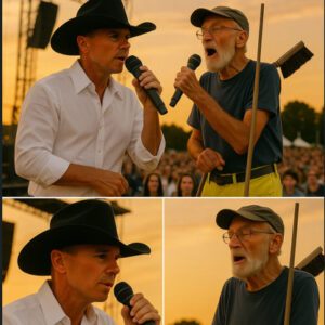SHOCKER: 70-Year-Old Janitor Storms Kenny Chesneyโs Stage and Brings the House Down โ Crowd in Tears as Country Star Collapses in Disbelief...ishar