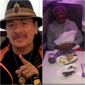 Carlos Santana Gave Up His First-Class Seat to an Elderly Woman—What Happened Next Left the Entire Plane in Tears