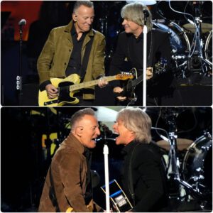 Bruce Springsteen shocked New York when he stormed the stage with Bon Jovi, and the crowd went wild.