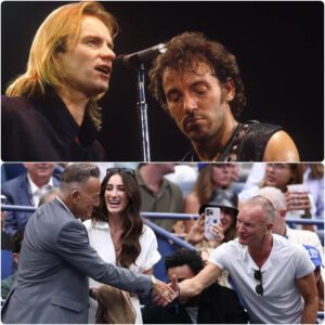 Sting greeted Bruce Springsteen like it was their first meeting. At the 2025 US Open, Bruce got the loudest celebrity applause.