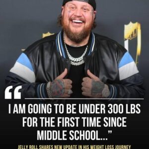 Jelly Roll has a major appearance coming up, for which he says he will have reached his lowest weight in 30 years.