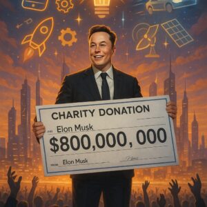 BREAKING NEWS: Elon Musk Joins Forces with Anonymous Powerball Winners to Launch $800 Million Charitable Tech Initiative