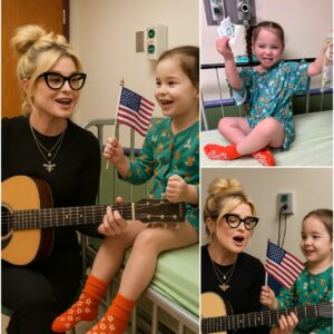 Instead of Touring Europe, Kelly Osbourne Spends the Day Visiting Children’s Hospitals Across London — Bringing Songs, Smiles, and Hope on the UK’s National Day 🇬🇧❤️ nh