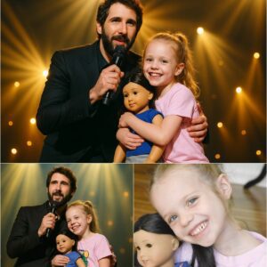 “This is the next diamond,” Josh Groban whispered with tears glistening in his eyes. The music paused as the world-famous singer knelt down to embrace his 8-year-old granddaughter_cz