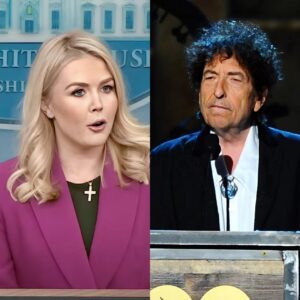 SHOCK ON LIVE! Karoline Leavitt ATTACKS Bob Dylan — AND GETS “DESTROYED” IN FRONT OF MILLIONS! 🎸 ws