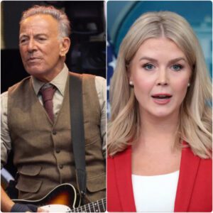 “Sit down, Barbie.” — Bruce Springsteen stuns live TV with a sharp clapback after Karoline Leavitt mocks Canada.