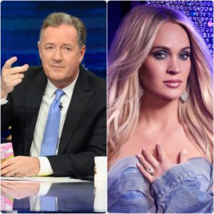 “You’re just living off your old hits,” Piers Morgan mocked Carrie Underwood on live TV.