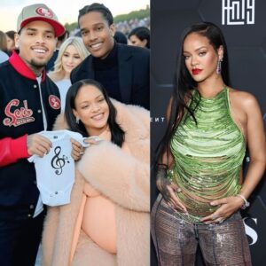 Chris Brown’s Whisper at Rihanna’s Baby Shower Leaves Hollywood Speechless: What Really Happened?