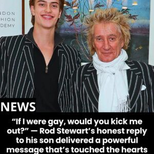 When Rod Stewart’s son asked him a deeply personal question, no one expected the rock legend’s response to go viral