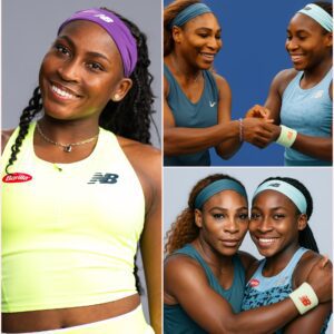 BREAKING: Coco Gauff made headlines this week after gifting Tennis legend Serena Williams a custom-made “Tennis Legacy” bracelet engraved with the words “Respect the Past – Inspire the Future.”