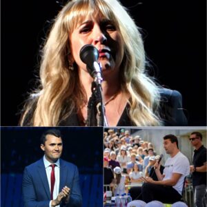 Stevie Nicks broke down in tears on stage after hearing about Charlie Kirk’s assassination The audience came for music, but instead witnessed heartbreak as the legendary singer’s voice cracked and the arena fell silent. Her whispered words left thousands stunned_cz