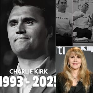 HEART BREAKING: Stevie Nicks grieves the tragic loss of Charlie Kirk — a voice silenced by violence. He speaks not of politics, but of pain, compassion, and the sorrow of a family left behind. In the end, only humanity and tears remain....cz