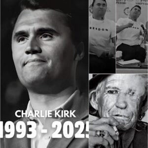 HEART BREAKING: Keith Richards grieves the tragic loss of Charlie Kirk — a voice silenced by violence. He speaks not of politics, but of pain, compassion, and the sorrow of a family left behind. In the end, only humanity and tears remain....cz