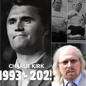 HEART BREAKING: Barry Gibb grieves the tragic loss of Charlie Kirk — a voice silenced by violence. He speaks not of politics, but of pain, compassion, and the sorrow of a family left behind. In the end, only humanity and tears remain....cz