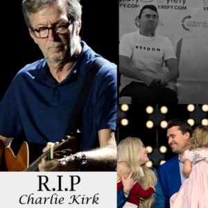 Eric Clapton’s Emotional Tribute to Charlie Kirk Sparks Outrage: A Nation Torn Between Grief and Anger