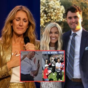 Immediately after Charlie Kirk passed away, legendary singer Céline Dion stepped forward with an emotional pledge: she would cover all living and educational expenses for Kirk’s two children. Her gesture of compassion not only lightened the family’s unimaginable burden, but also shook social media, with thousands praising Céline’s generosity and calling her “a true angel in a time of darkness.”- h