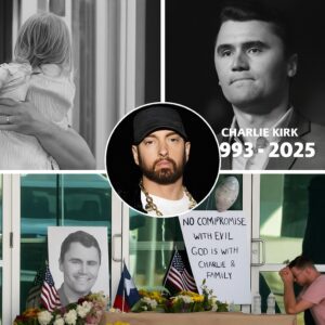 Eminem brother collapsed at a memorial outside Turning Point USA HQ in Phoenix, crying out, “Give me back my man… he’s only 31.”