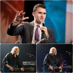 Barry Gibb honored Charlie Kirk with a moving tribute during his concert in New York, dedicating "To Where You Are" to the late activist.
