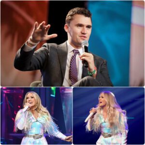 Carrie Underwood honored Charlie Kirk with a moving tribute during his concert in New York, dedicating "To Where You Are" to the late activist.