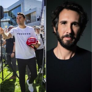 Josh Groban, at Charlie Kirk’s Utah event, broke down: “I was numb when I heard the gunsh0t and saw him f@ll… minutes earlier he asked me to hold a letter.”_cz