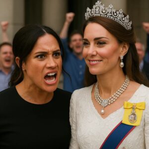 “The Crown Just Stabbed Me In The Back!” Meghan Markle Reportedly Explodes as Princess Catherine Inherits Queen’s £70 Million Jewelry Empire...